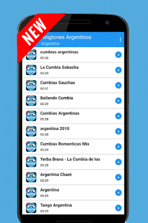 Ringtones of Argentine Songs Screenshot 2