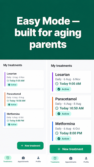 Meds, Appointments, Easy Mode Screenshot 2