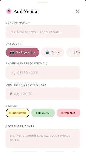 Wedding Vibes: Wedding Planner Screenshot 2