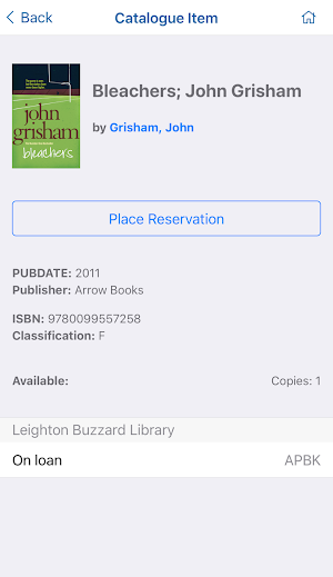 Bedfordshire Libraries Screenshot 3