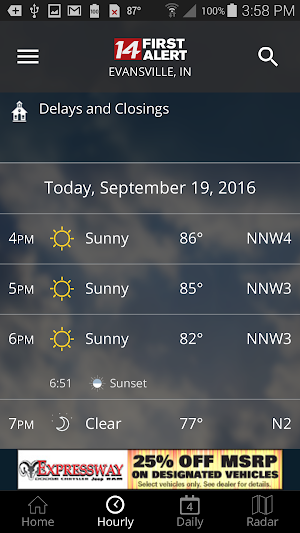 14FirstAlert Weather TriState Screenshot 1