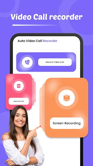 Auto Video Call recorder Screenshot 3