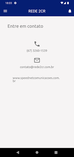 Portal Rede 2CR Screenshot 2