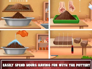 Pottery Simulation - Create Fashionable Clay Art Screenshot 3