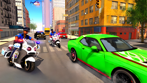 Police Moto Bike Mafia Chase Screenshot 3