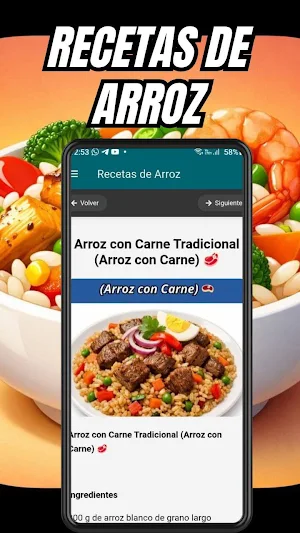 Recetas de Arroz Screenshot 2