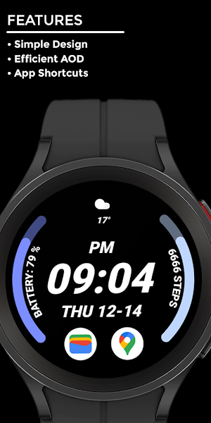 Nighty Digital 20 - watch face Screenshot 1