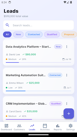 Sales CRM Lite Screenshot 2