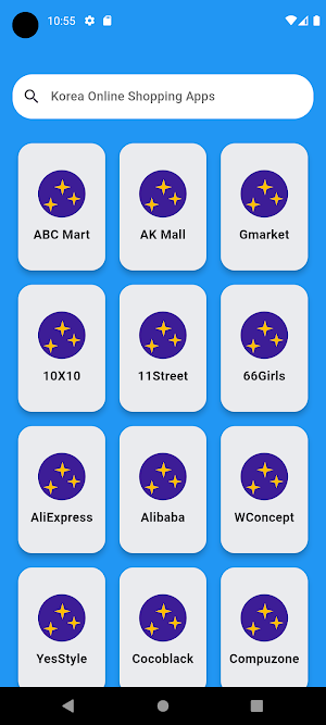 Korea Online Shopping Apps Screenshot 0