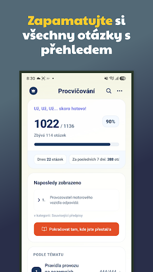 Autoškola 2026: eTesty Screenshot 2