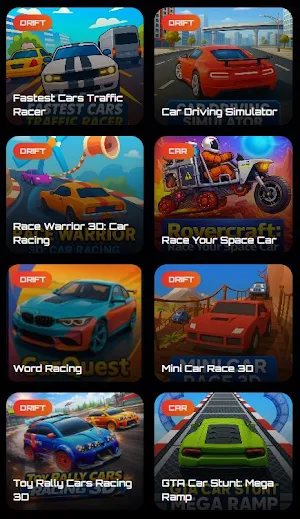 Car Games Htm5 Screenshot 2