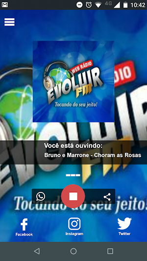 Rádio Web Evoluir FM Screenshot 2