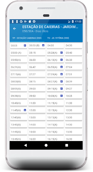 Caieiras Bus -  Linhas e Horários offline Screenshot 3