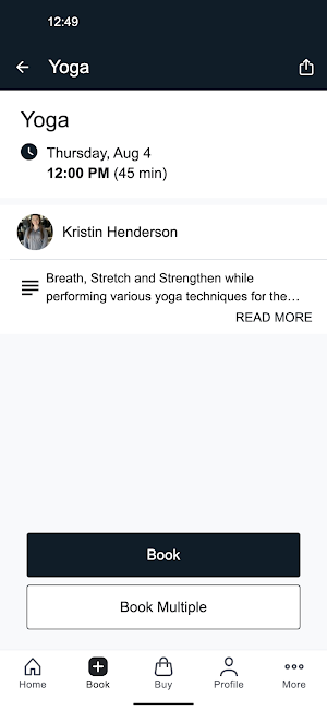 EC5 Fitness Screenshot 2