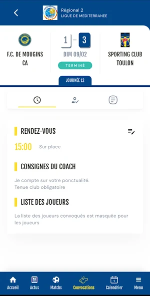 FC Mougins Screenshot 2
