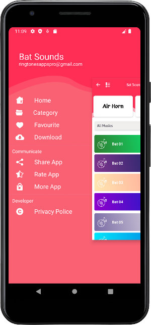 Bat sounds Screenshot 2