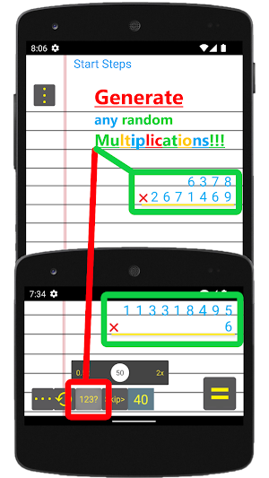 By Steps,  Long Multiplication Screenshot 3