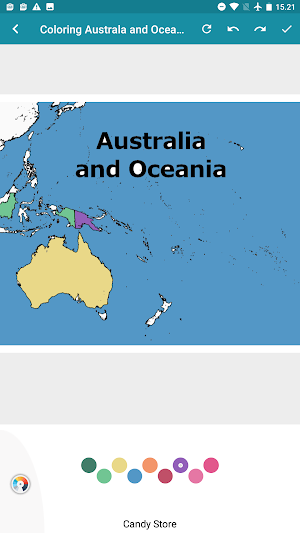 Coloring Map of Australia Screenshot 3