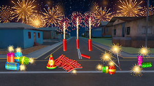 Fireworks Crackers Game 2024 Screenshot 0