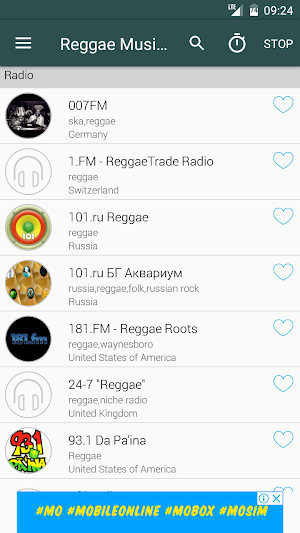 Reggae Music Radio Screenshot 0