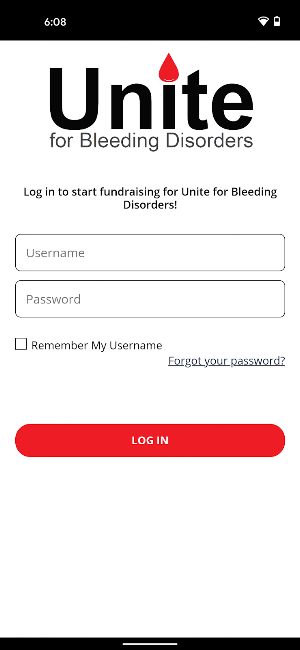 Unite for Bleeding Disorders Screenshot 0