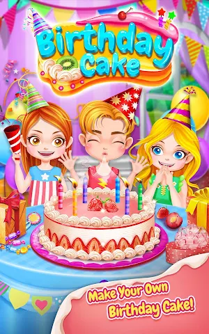 Sweet Birthday Cake Maker Screenshot 0