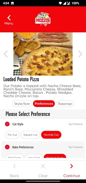 Mozzi's Pizza Screenshot 3