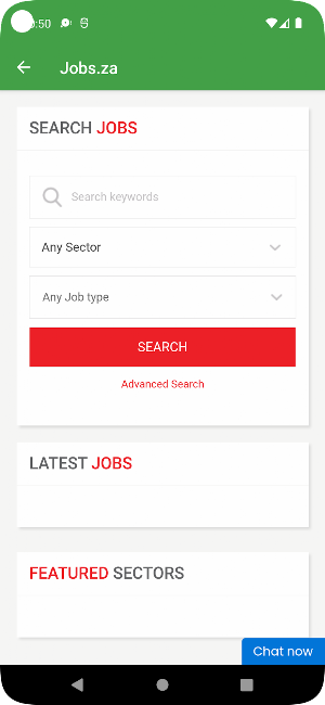 South Africa Jobs Hub Screenshot 2