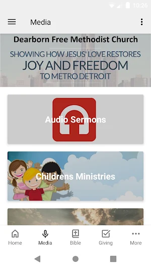 Dearborn Free Methodist Church Screenshot 1