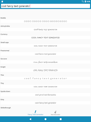 Cool Fonts - Font Generator & Font Changer Screenshot 3