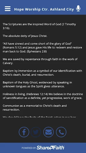 Hope Worship Ctr. Ashland City Screenshot 2