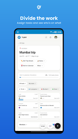 Tripkit: Plan Trips Together Screenshot 2