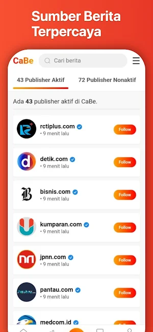 CaBe: Cari & Baca Berita Screenshot 3