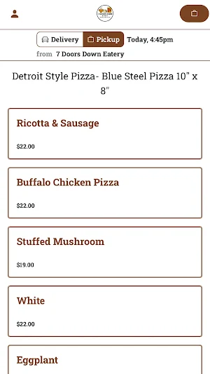 7 Doors Down Eatery Screenshot 1