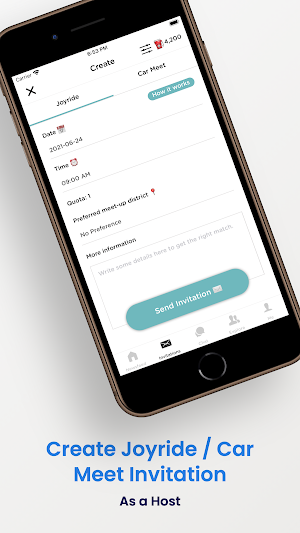 Speeding - Car Social App Screenshot 1