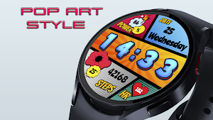 Pop Art Style Watch Face Screenshot 1