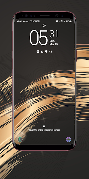 Black Gold Wallpaper Screenshot 1