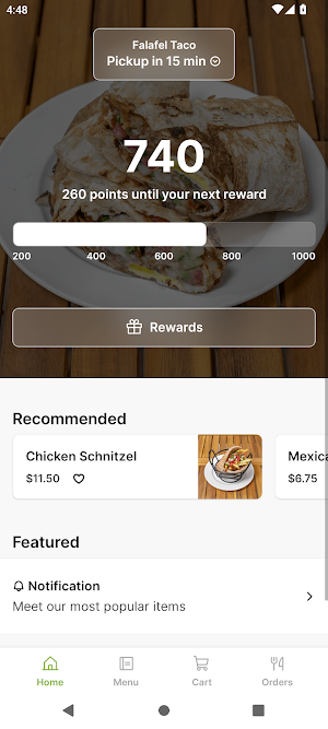 Falafel Taco Screenshot 0