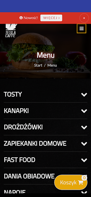 Tesla Caffe Screenshot 2