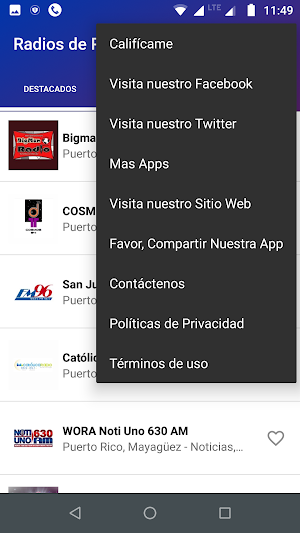 PR Radio: Emisoras Puerto Rico Screenshot 1