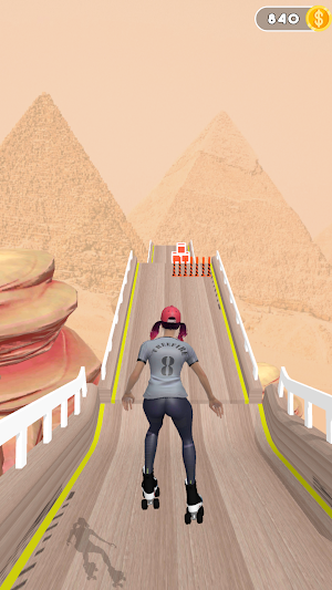 Ragdoll down hill Racing Screenshot 3