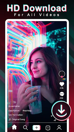Video Downloader for Tik Video Screenshot 1