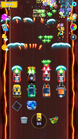 Idle Merge Car Defender Screenshot 2