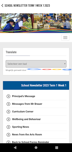 Peace Lutheran Primary School Screenshot 3