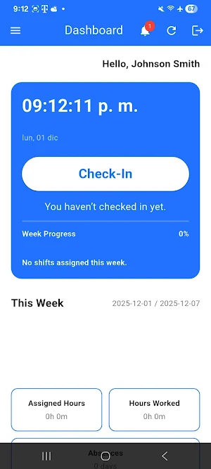 H-TecTime Screenshot 1