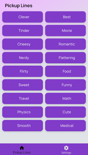 Pickup Lines - Love Messages Screenshot 1