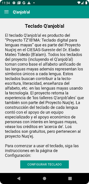 Teclado Q'anjob'al Screenshot 0