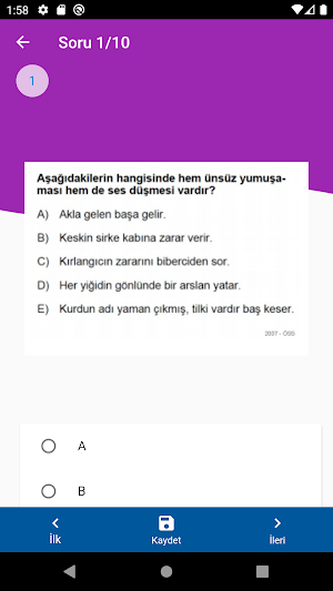 TYT TÜRKÇE ÇIKMIŞ SORULAR Screenshot 1