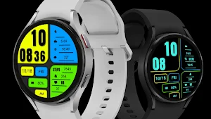 Big color blocks For Wear OS Screenshot 3