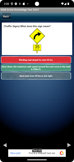 DKT Practice Test in NSW Screenshot 1
